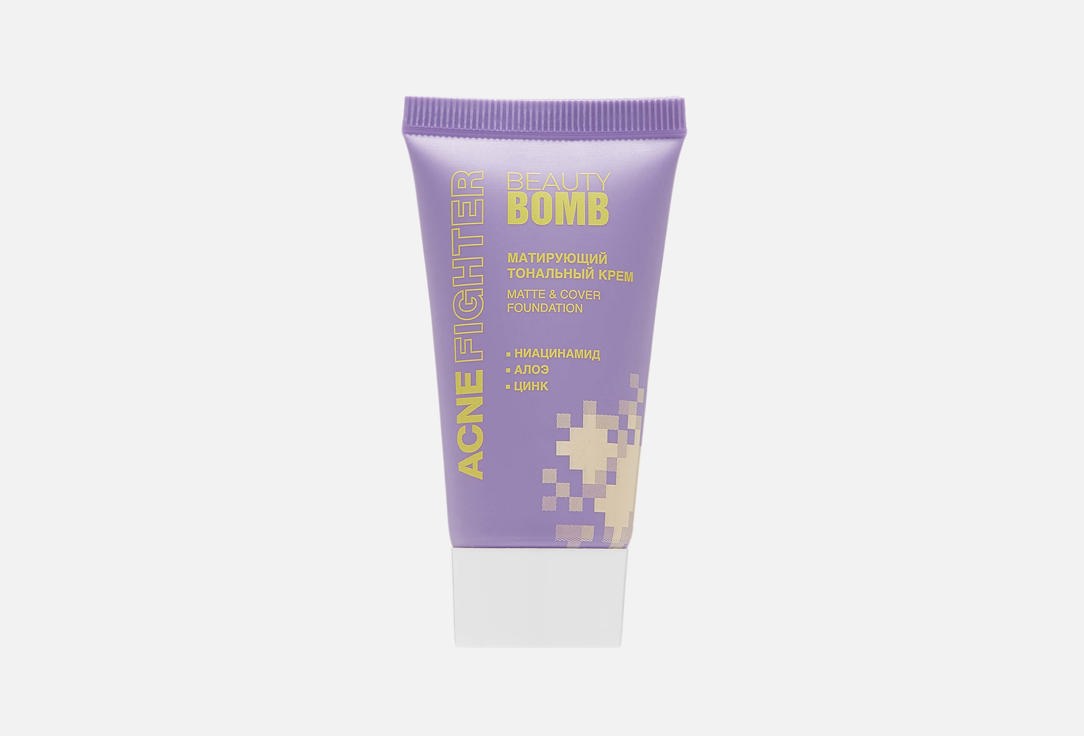 Beauty Bomb Тональный крем для лица Matte & cover foundation acne fighter 25 мл