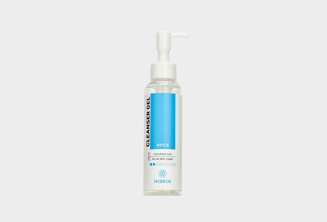 Hiskin Гель для умывания с гиалуроновой кислотой Cleanser Gel with Hyaluronic Acid 120 мл