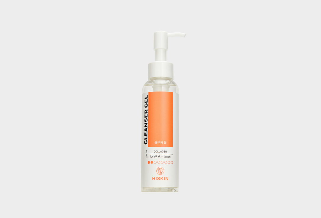 Hiskin Гель для умывания с коллагеном Cleanser Gel with Collagen 120 мл