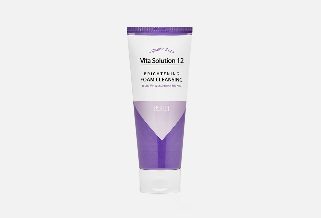 Jigott Пенка для умывания Vita Solution 12 Brightening Foam Cleansing 180 мл