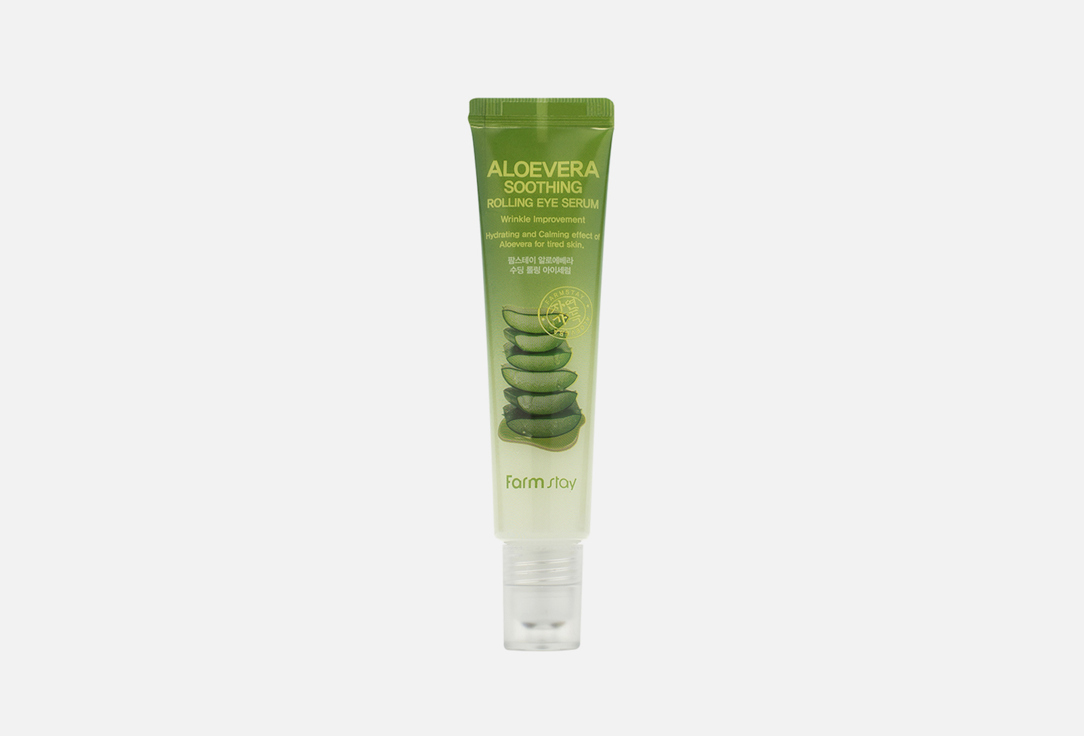 Farm Stay Сыворотка-роллер для кожи вокруг глаз Aloevera Soothing Rolling Eye Serum 25 мл