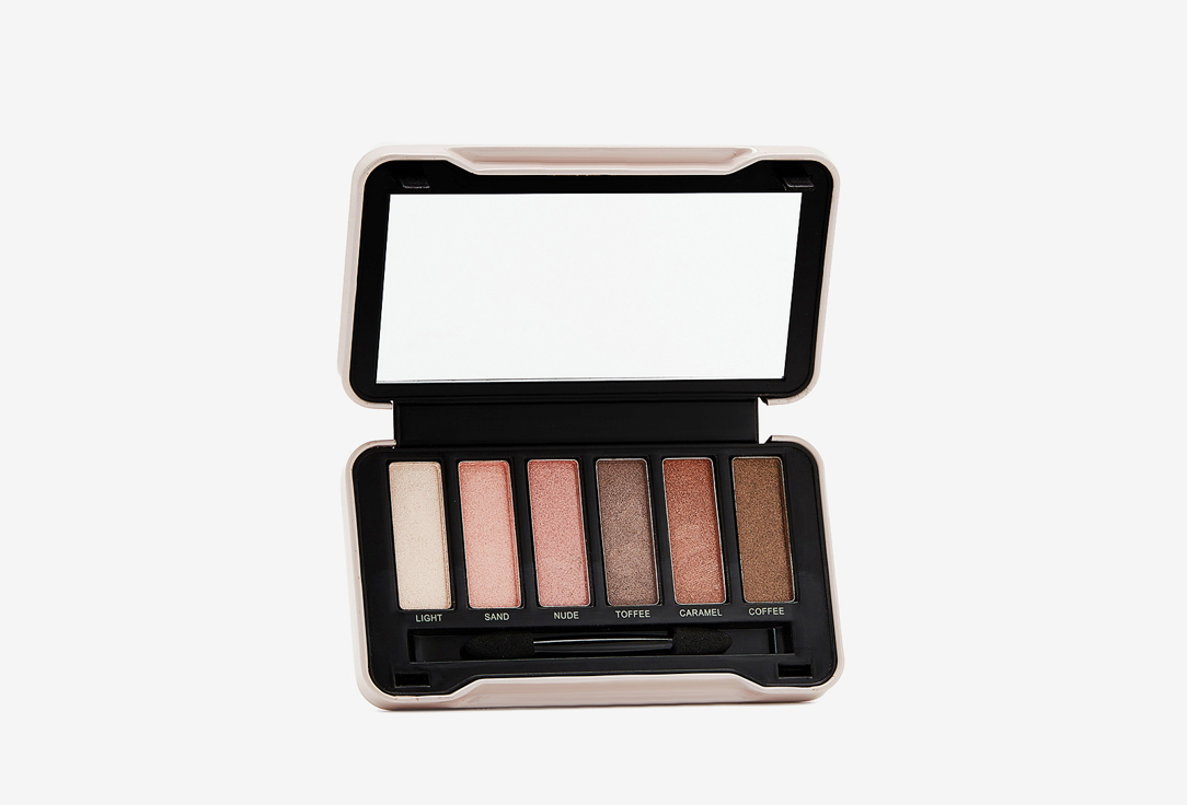 Magic Studio Палетка теней Nudes Compact Case 6 Colors 0.077 г