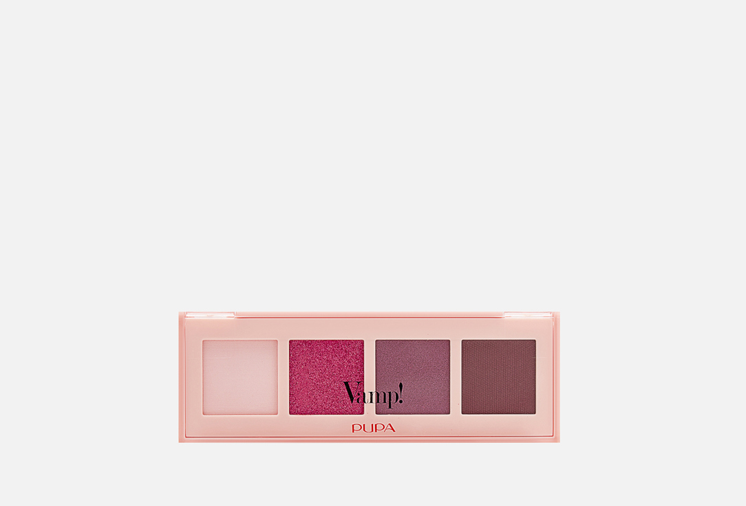 Pupa Палетка теней VAMP! 4 EYESHADOWS PALETTE 5.2 г