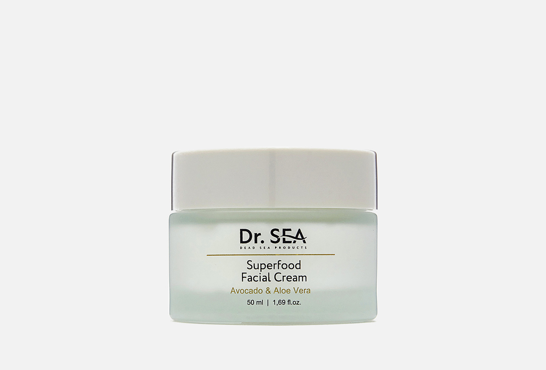 Dr.sea Крем для лица SUPERFOOD AVOCADO & ALOE VERA 50 мл