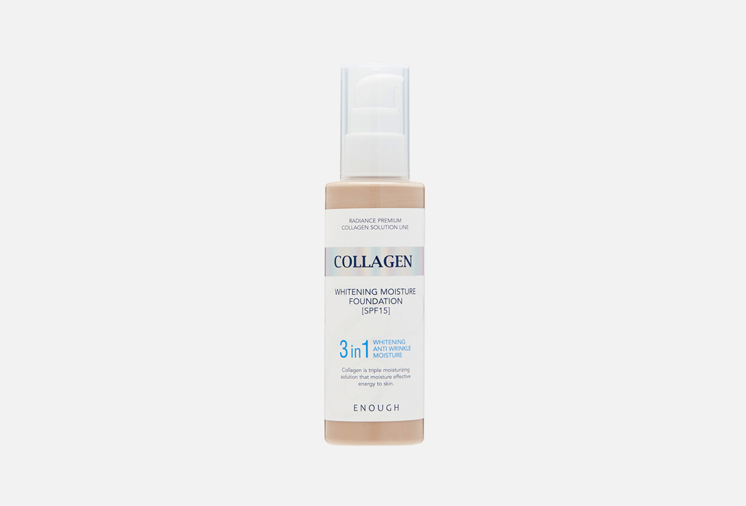 Enough Тональный крем для лица SPF 15 Collagen whitening moisture 100 мл