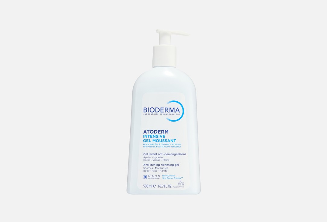 Bioderma Гель для умывания лица и тела Atoderm Intensive 500 мл