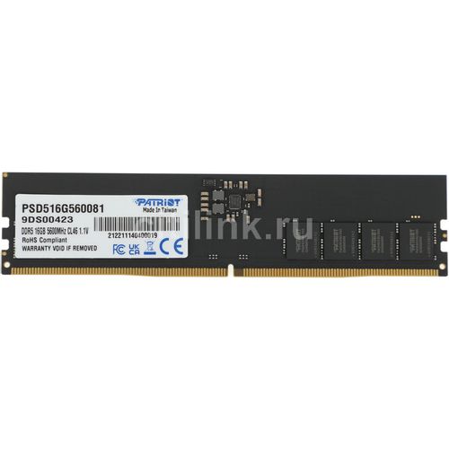 PATRIOT DDR5 16GB 5600MHz