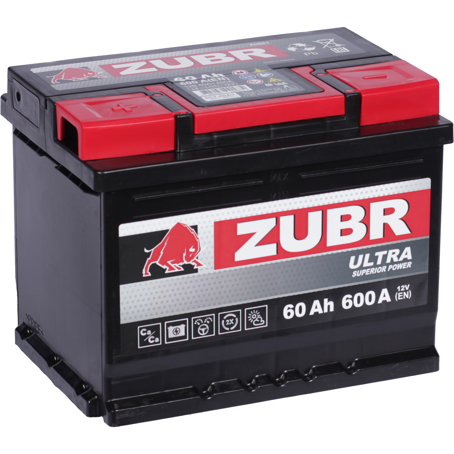 Zubr 60 А·ч прямая