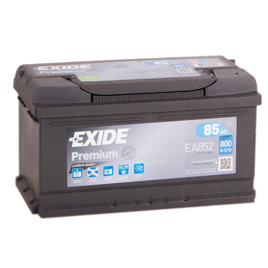 Exide 85 А·ч обратная