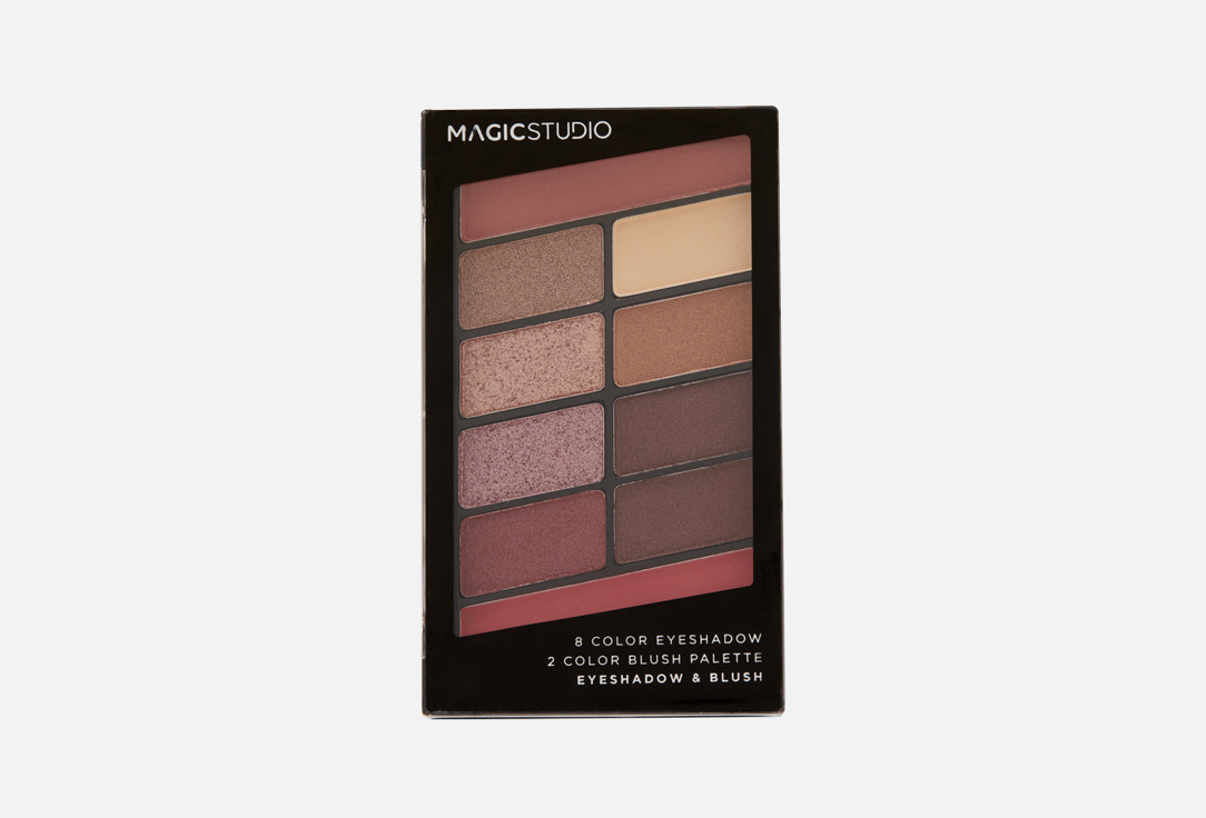 Magic Studio Палетка теней SHAKY EYESHADOW&BLUSH PALETTE 57 г